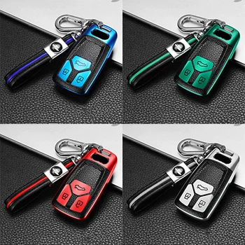 

TPU Soft Remote Smart Key Fob Holder Cover Fit For Q7 TTS A4L/3/6L QT S5 S7 Home Keychain Case Key Holders Housekeeper