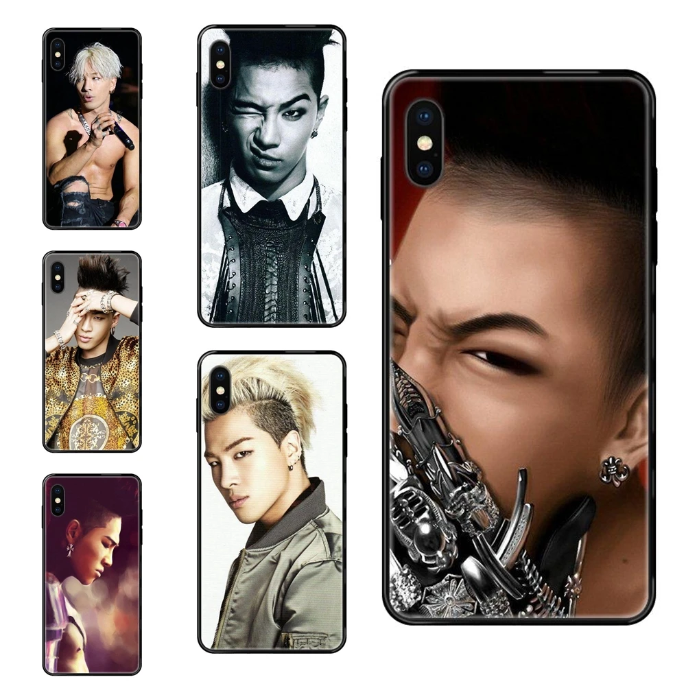 Черный мягкий ТПУ чехол Bigbang Taeyang для Samsung Galaxy Note 4 8 9 10 20 Plus Pro Ultra J6 J7 J8 M30s M80s 2017 |