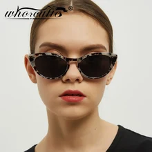 Винтажные женские солнцезащитные очки "кошачий глаз", фирменный дизайн, квадратная черепаховая оболочка, черная леопардовая оправа, модные солнцезащитные очки S119
