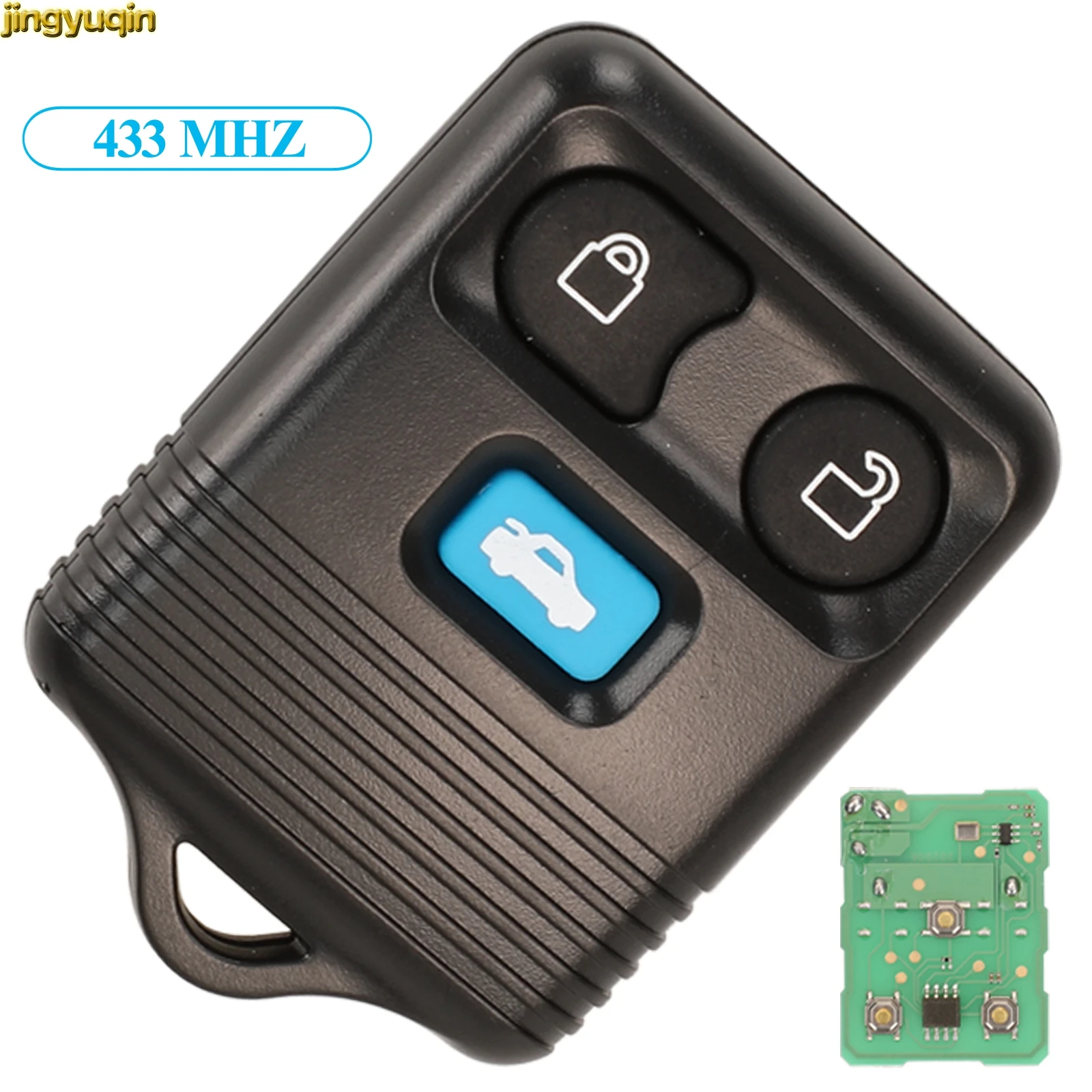 Remote Car Key Fob Control 433 MHZ 3 Buttons For Ford Transit MK6/Connect 2000 2001 2002 2003 2004 2005 2006 car remote key car key