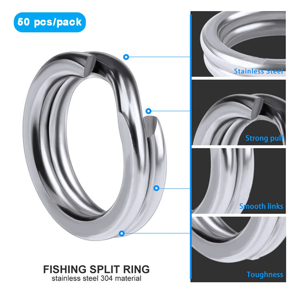 Split Ring Stainless Steel 1000 Fishing