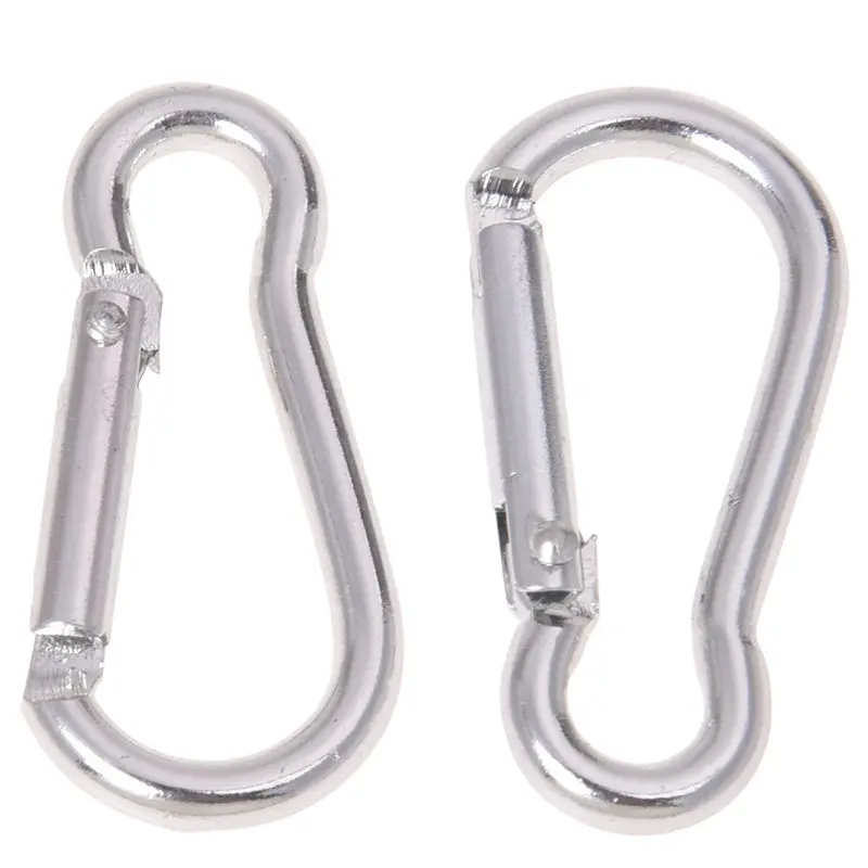 10 S Carabiner Camp Spring Snap Clip Hook Keychain Keyring Climbing Hiking
