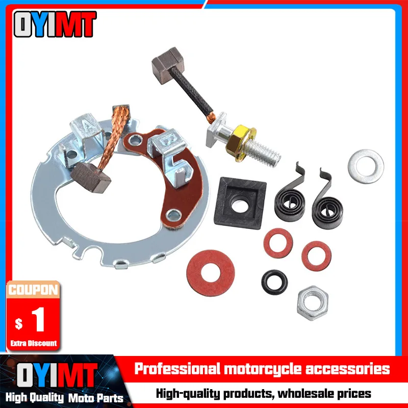 Motorcycle Starter Repair Kit Brush Plate Rebuild Kit For Suzuki Ltz250 Quadsport 20042010