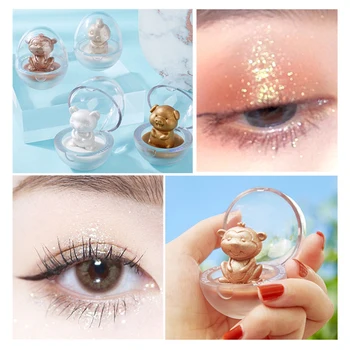 

Romantic Color Makeup Eye Shadow Pearlescent Metals Glitter Liquid Eyeshadow Single Blend Sparkling Smooth Eyes Cosmetics TSLM2