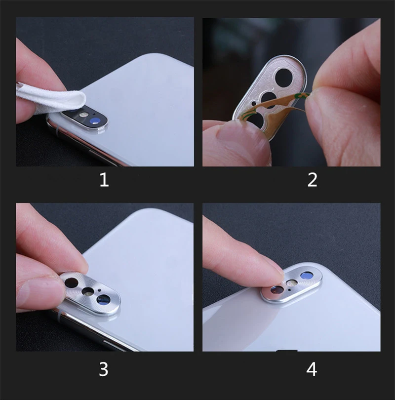 Роскошный металлический защитный чехол для камеры заднего вида для iphone 11 Pro MAX X XS Max XR 7 8 Plus кольцо для объектива камеры Защитная крышка