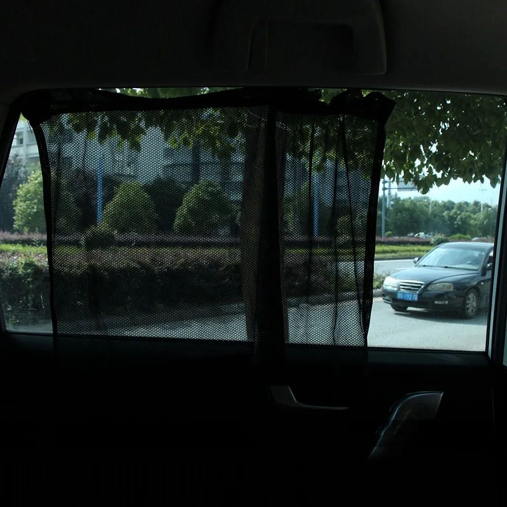 2 Pcs Auto Car Protection Window Curtain Sun Shade Universal Car