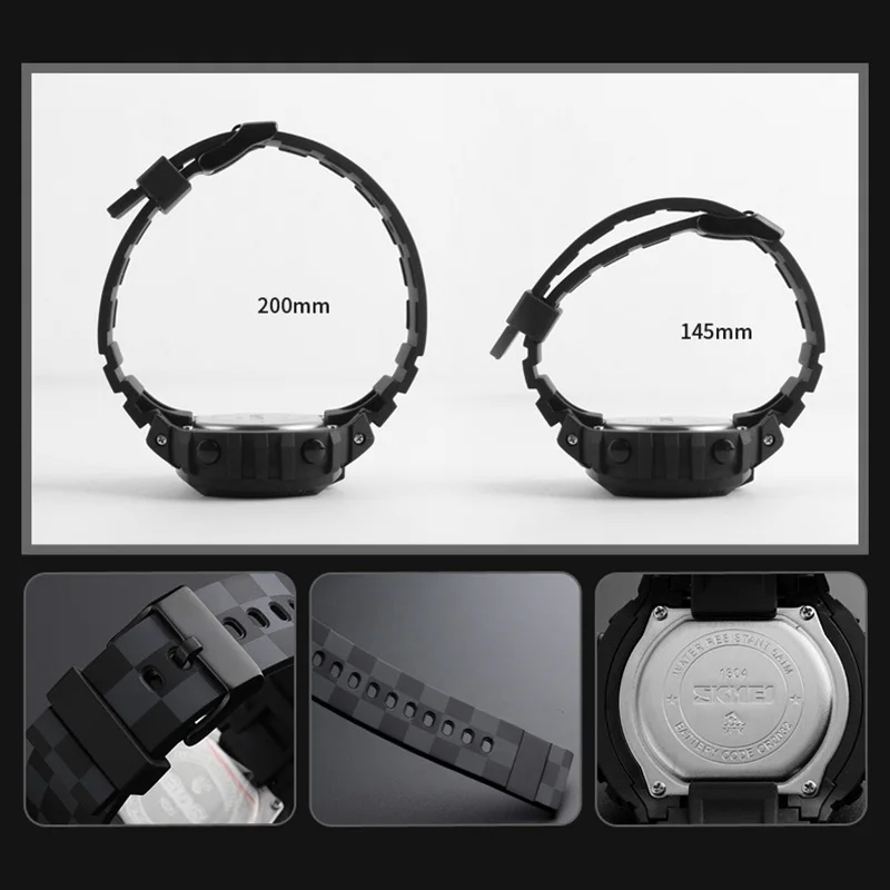 Kids Waterproof Electronic Watch Recording Steps Luminescent Wrist Watch with PU Strap for Children Toddler@M23