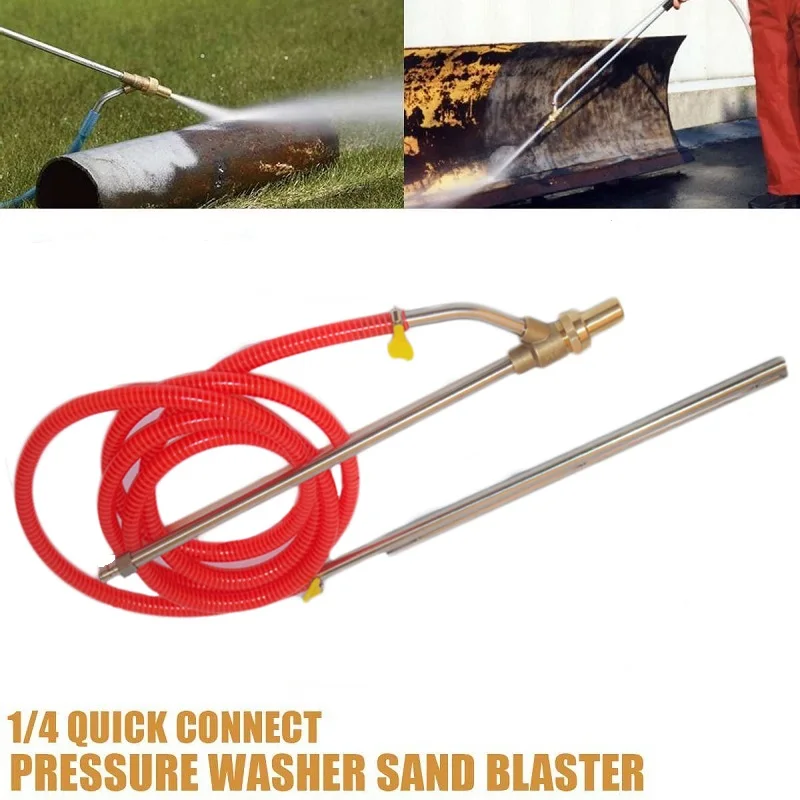 

Tube Sand Blasting Hose Kit Connector Multifunctional Plastic Cleaning