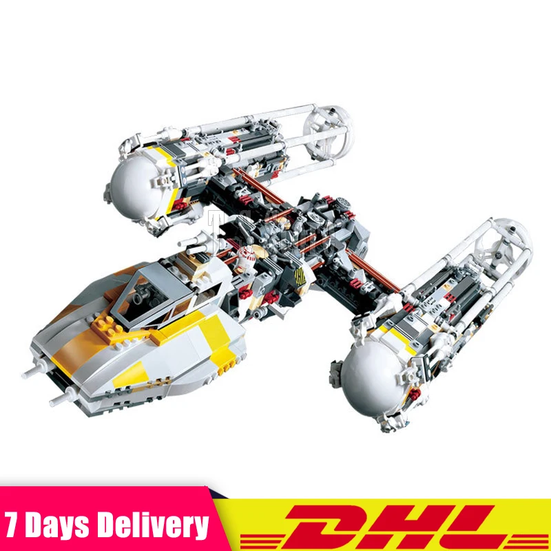 

2018 05040 Star War Y-wing Attack Star fighter UCS Model Building Kits Blocks Bricks Toys Compatible Legoinglys 10134