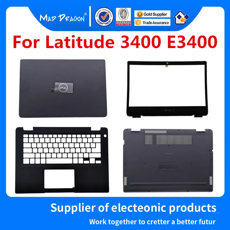 Задняя крышка ЖК дисплея Передняя панель Крышка для Dell Latitude 3400 0H02YK H02YK 0F66TD F66TD 0NFPP9