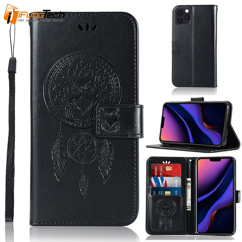 

For iPhone 11 2019 Retro Magnetic Wallet Leather Case For OnePlus 7 Luxury Stand Leather Flip Protective Back Cover Case Capa