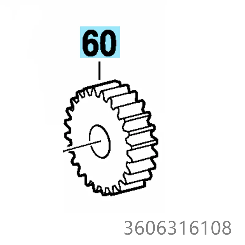 Цилиндрический Шестерни для BOSCH GBM23-2E D23/13 GBM23-2 DRM23/13 3606316108 Мощность инструмент Аксессуары электрические инструменты части