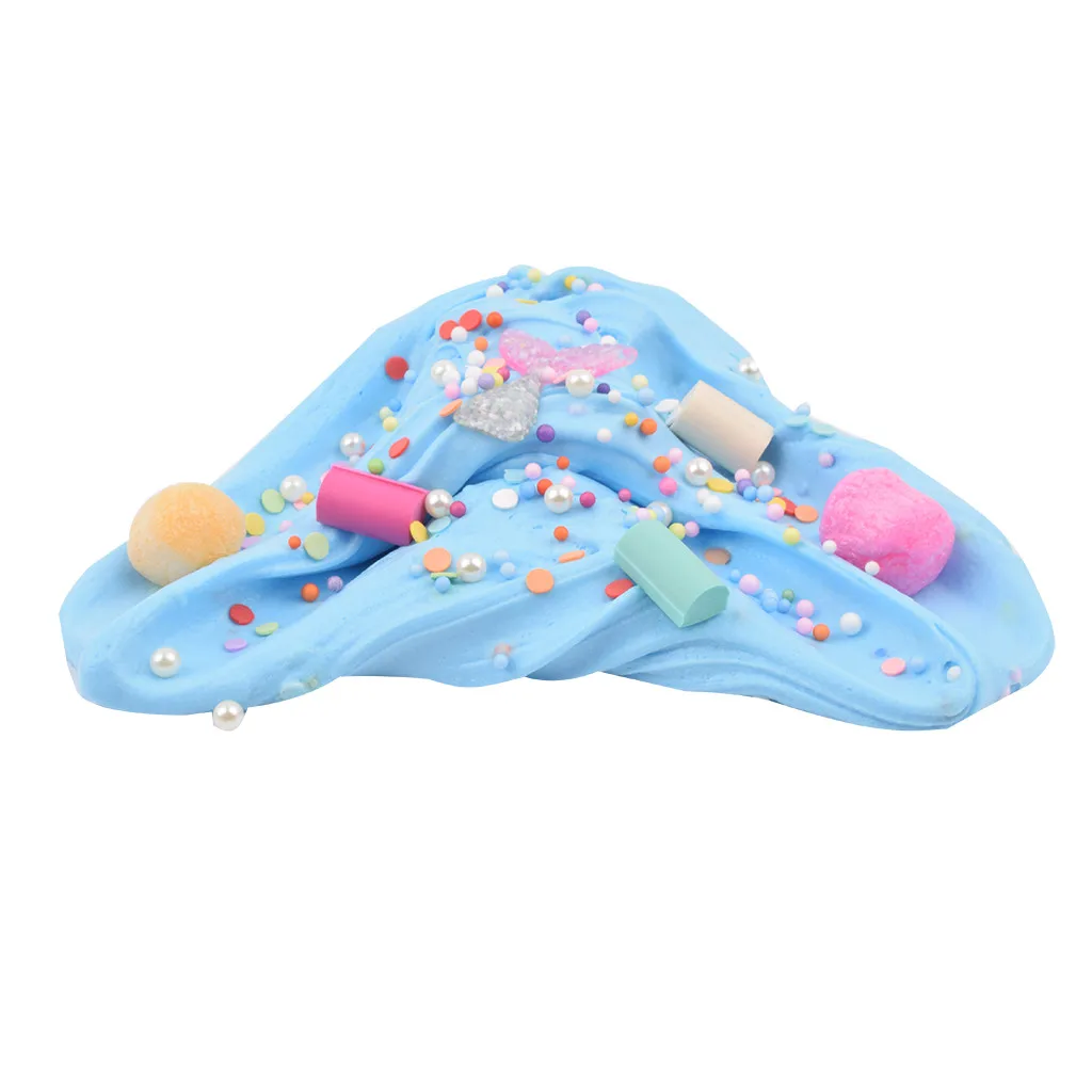 New Arrive 100ml Mud Mixing Cloud Slime Putty Scented Stress Kids Clay Toy slime container pate a modeler enfant W1004