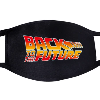 

Back To The Future Dustproof Mouth Masks Face Unisex Reusable Fabric Anti Black Pollution Reusable Washable Breathable Mask