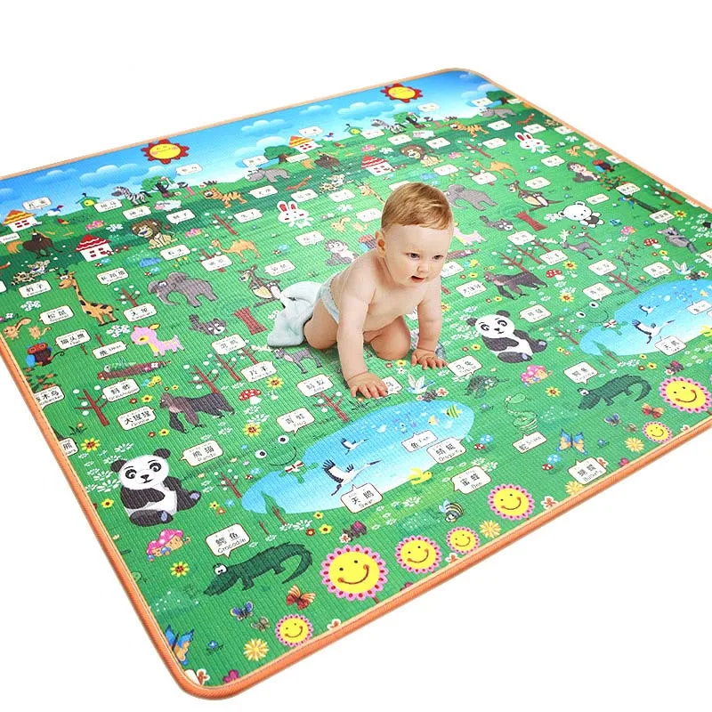 Multiple sizes Baby Activity Mat Double sided kids Crawling Mat Educational Alphabet Game Rug parlor Foam Carpet for Children