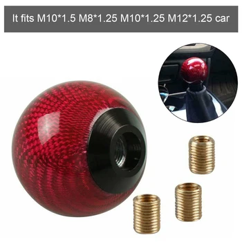 

For Mitsubishi Gear Shift Knob For Toyota For Scion For Nissan For Mazda Universal Carbon Fiber
