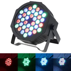 36RGB bola mágica de cristal llevó la luz de la etapa efecto Disco de DJ iluminación de Bar mostrar DMX luz estroboscópica para DJ Fiesta Disco KTV iluminación de escenario de Club