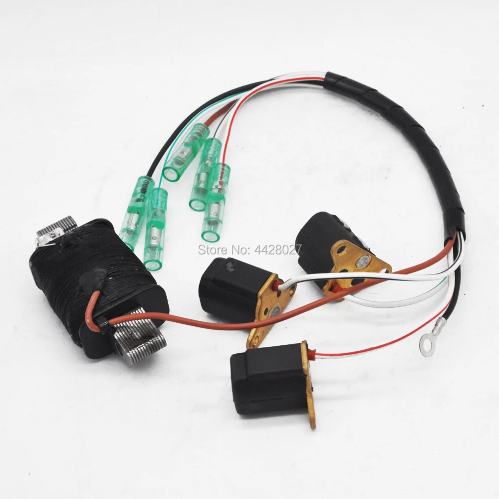6H3-85520-00 зарядная катушка с пульсерной катушкой для Yamaha подвесной C P 60HP 70HP 2T лодки