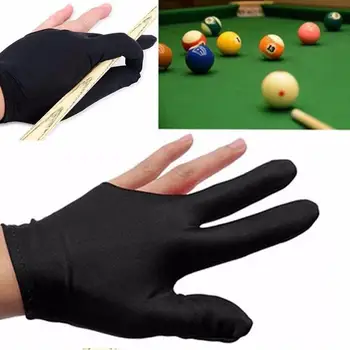 

Billiards Three-finger Gloves High-elastic Billiard Gloves Ball Room with Black Left Hand Three Finger Gloves BilliardsAccessory