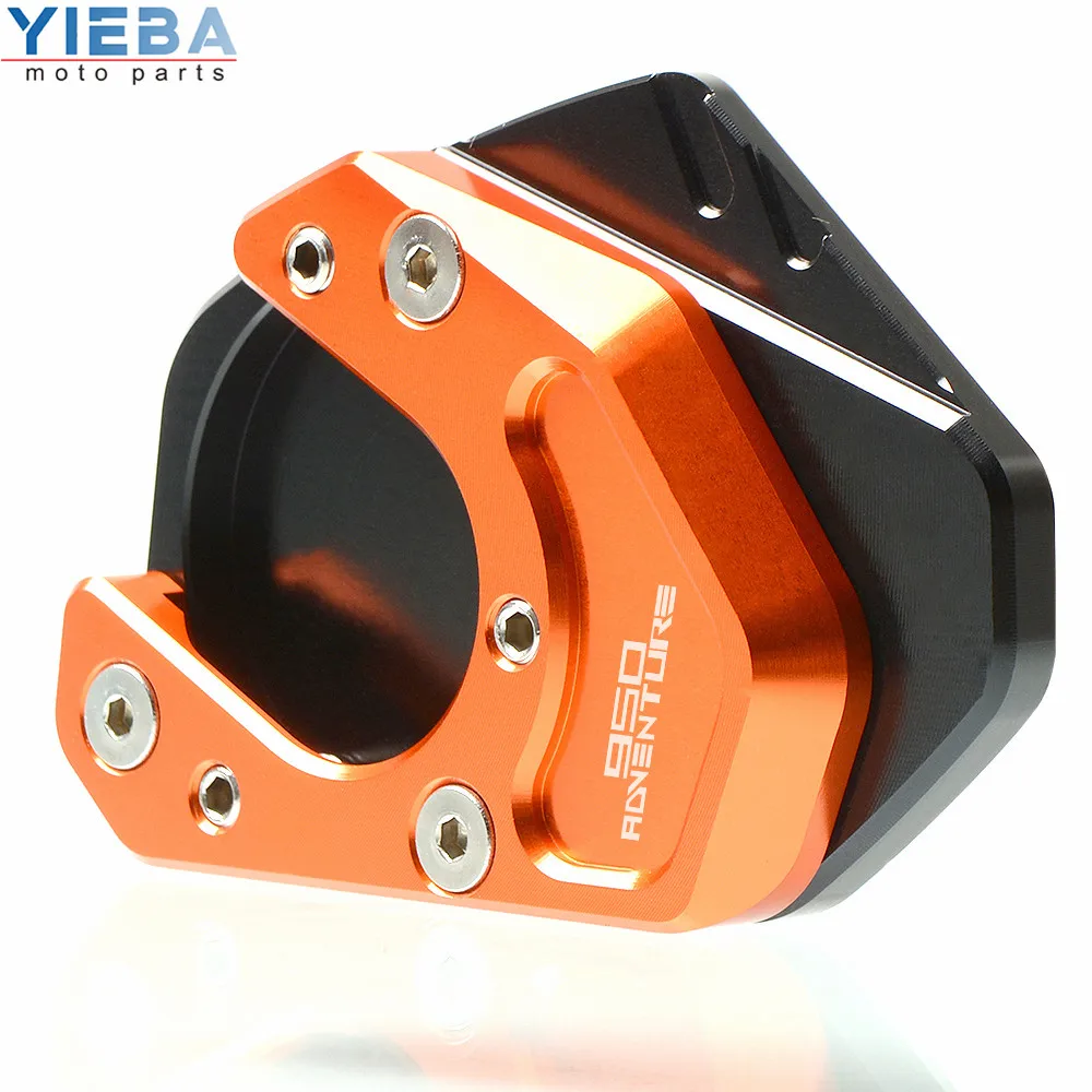 CNC алюминиевый moto rcycle Sidestand Kickstand подставка для ног боковая подставка для увеличения moto ЧАСТИ для KTM 950 Adventure 2004-2006