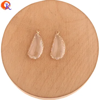

Cordial Design 40Pcs 15*31MM Jewelry Accessories/Hand Made/Crystal Pendant/DIY Making/Earring Connectors/Charms/Earring Findings