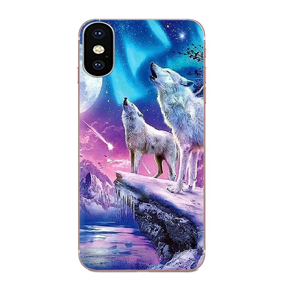 as picture Для Huawei Honor 4C 5A 5C 5X6 6A 6X7 7A 7C 7X8 8C 8S 9 10 10i 20 20i Lite рro бант из ленты TPU с изображением чехол Capa волка на снежную погоду - Цвет: as picture