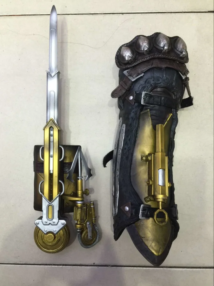 

Assassin's Creed 6 Syndicate Cosplay Weapons Props 1: 1 Lawrence of Wristlet with Sleeve Sword Sleeve Swords