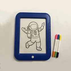 3D Magic Pad планшет для рисования доска 8 светового режима нарисованная картина светодиодный почерк доска креативное Искусство Дети ремесла