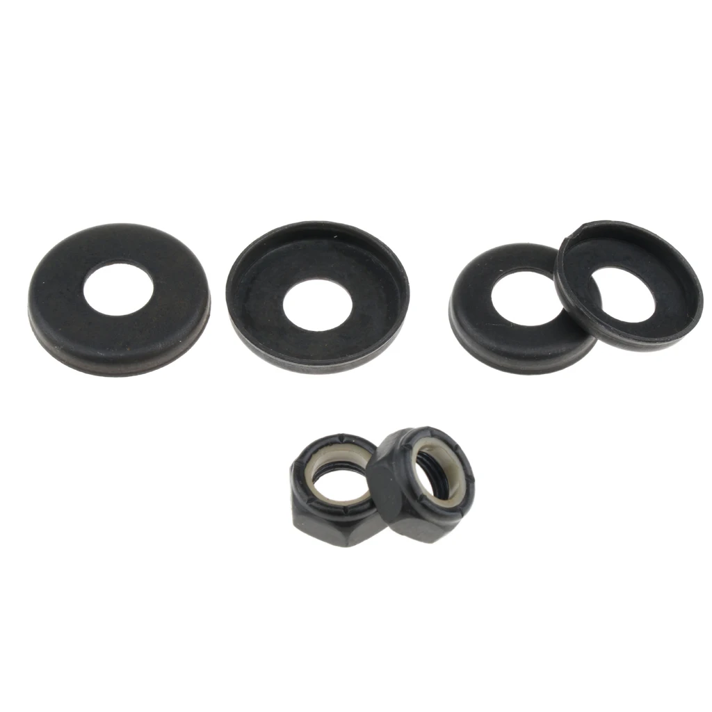 4pcs Replacement Skateboard Truck Bushings Washers Cup Gasket With Nuts Hardware Dropshipping 4pcs Replacement Skateboard Truck Bushings Washers Cup Gasket With Nuts Hardware Dropshipping