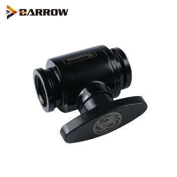 

BARROW Water Valve, Plastic Handle Body Brass, G1/4' Inner Female to Female Switch Water Cooling Computer Fittings,TQFS-V1