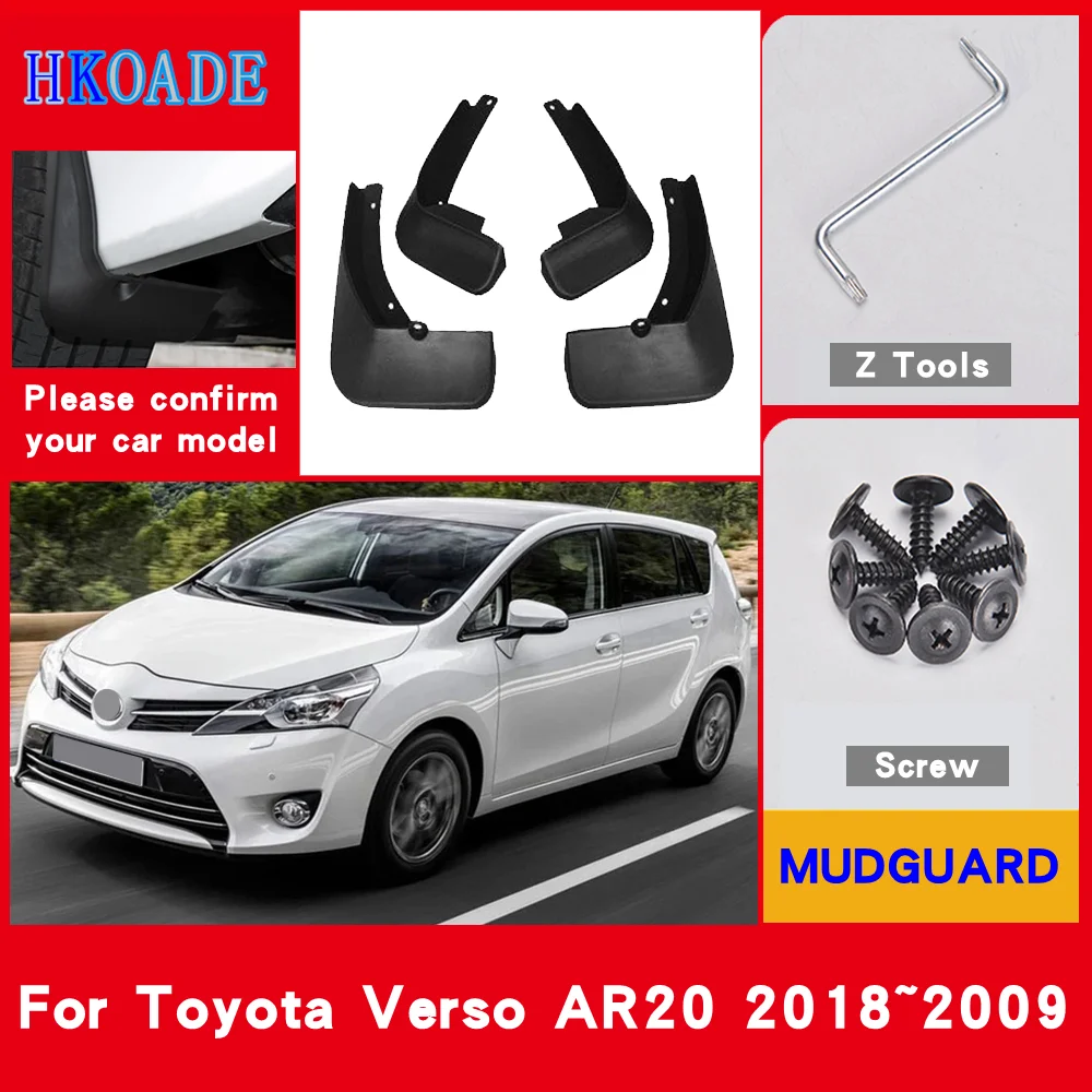 Guardabarros de accesorios para Toyota Verso AR20 2018 2009|Guardabarros| - AliExpress
