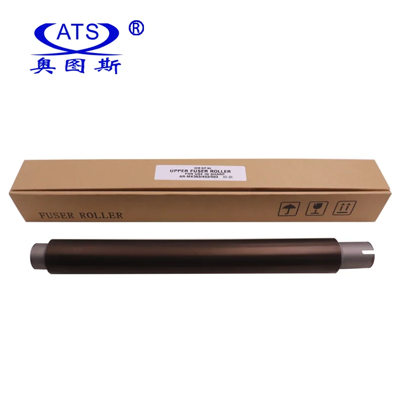 2pcs 샤프 용 상단 퓨저 롤러 히트 롤러 AR-MX 363 453 503 MX363 MX453 MX503 호환 복사기 예비 부품
