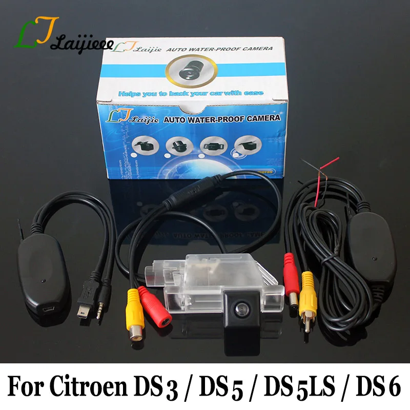 

For Citroen DS 3 5 5LS 6 / DS3 DS5 DS5LS DS6 2010~2017 / RCA AUX Interface Wireless HD Night Vision Car Rear View Parking Camera