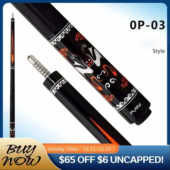 

FURY OP-3 Pool Cue Stick Kit Billiard Cue 13mm Tiger Everest M Tip Hard Maple XTC Furrule High-Quality Chinese Style Billiard