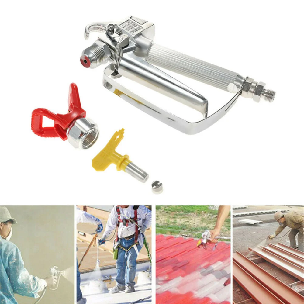 

3600PSI High Pressure Airless Paint Sprayer W/ 517 Spray Tip W/ Nozzle Seat For Construction, Home Decoration