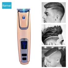 Kemei триммер для стрижки волос триммер для волос Профессиональный baard триммер клипер электрические машинки для стрижки волос беспроводной резак машина 5