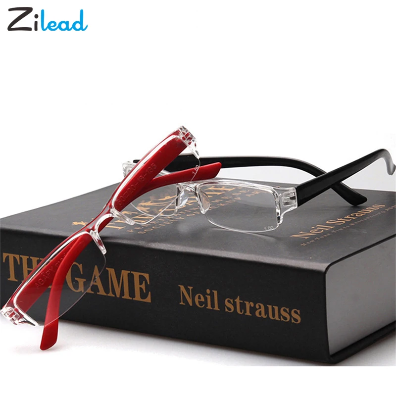 

Zilead Comfy Ultralight Reading Glasses Gradient Presbyopia Eyeglasses For Women&Men +1.0 +1.5 +2.0 +2.5 +3.0 +3.5 +4.0 Oculos