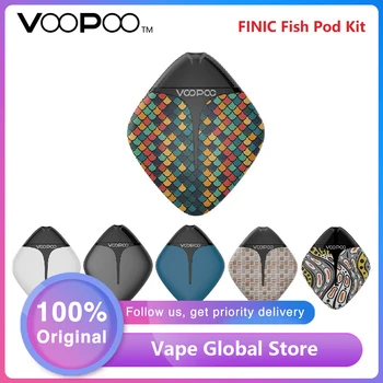 

Original VOOPOO FINIC Fish Pod Vape Kit with 350mAh Battery & 1.7ml Pod & Advanced GENE.Pod Chip E-cig Vape Kit Vs Drag Nano