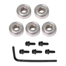 Juego de rodamientos de bolas para enrutador, Kit de accesorios de rodamiento superior, interior, exterior, 4,76mm, 12,7mm