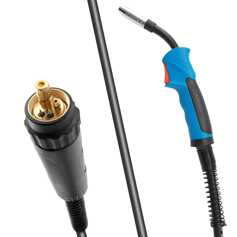 

Welding Torch 15AK Torch Body 180A Torch With 3000mm Cable Air-cooled European Style Welding DIY Machine