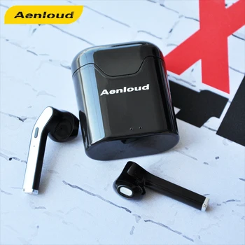 

Aenloud TWS Bluetooth Headphone Wireless Earphone HiFi Stereo Sport Headset With 350 mAh Charging Box For Iphone Samsung Xiaomi