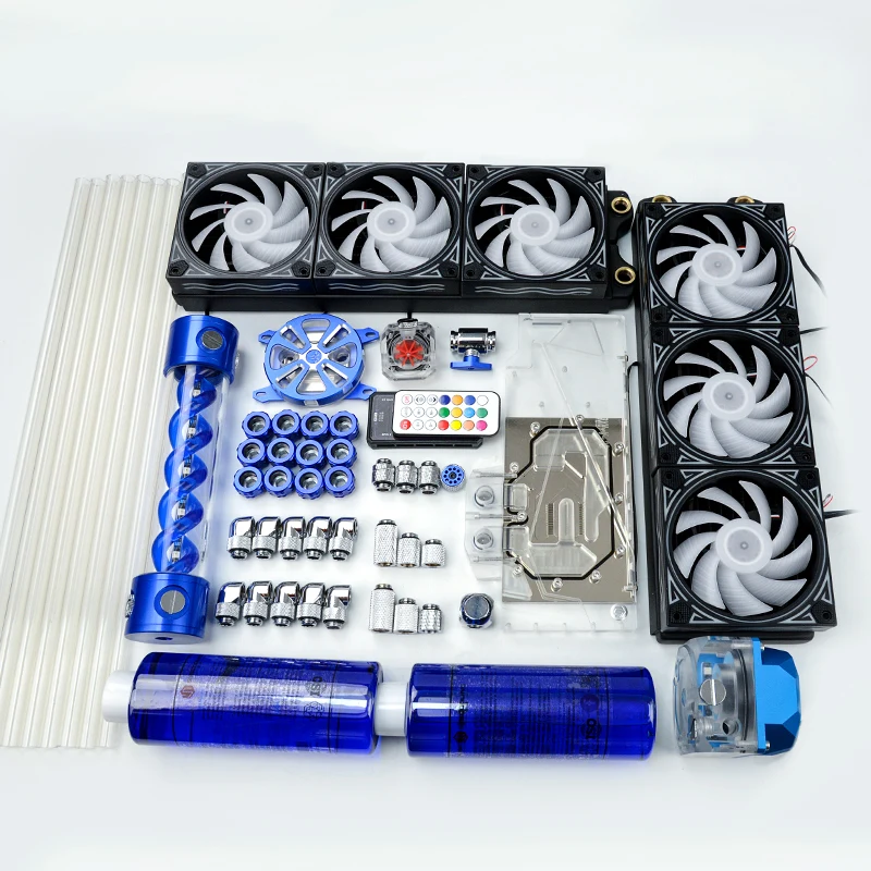 Syscooling цветные огни компьютера DIY водяного охлаждения комплект|watercooling kit|120mm radiatorcpu