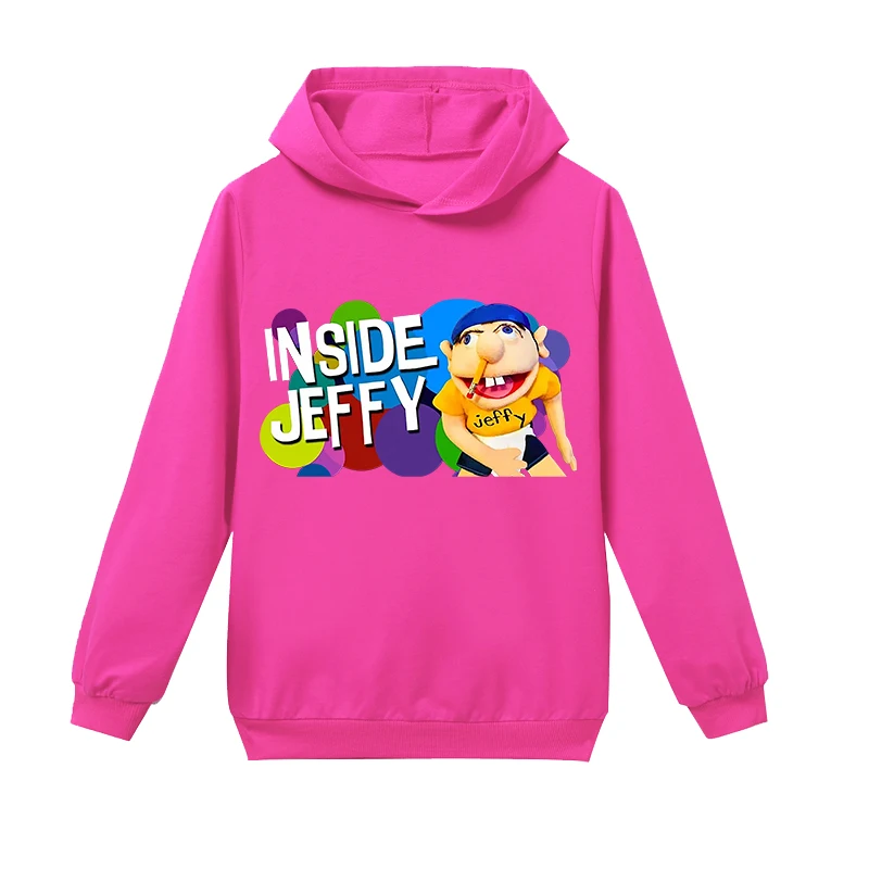 Г. Популярное пальто на молнии с забавным принтом Jeffy Youth детская одежда футболки толстовки с капюшоном для мальчиков с изображением кукол из аниме свитер для девочек детские топы, футболки