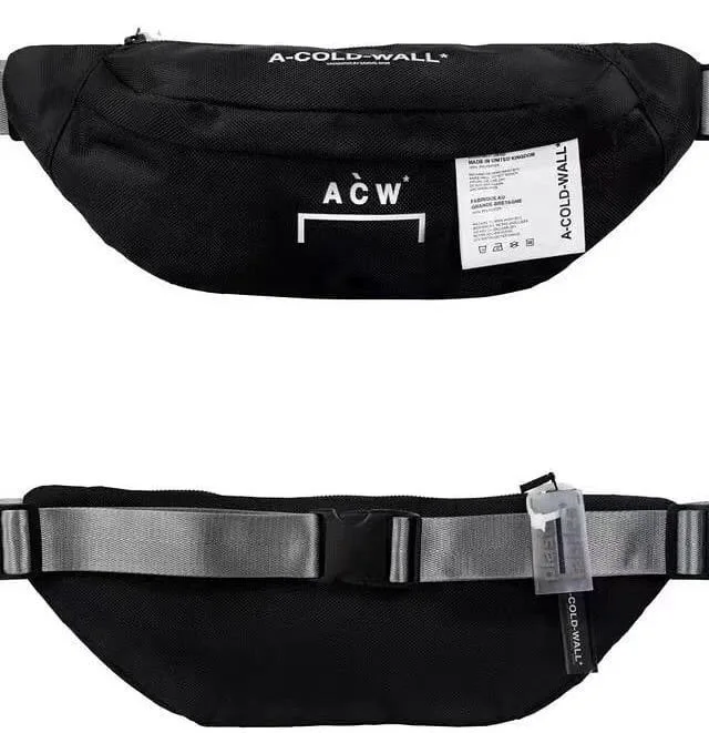 A-Cold-Wall Waistbag высокое качество ACW для женщин и мужчин унисекс крест тела сумки хип-хоп Уличная ACW сумки рюкзак