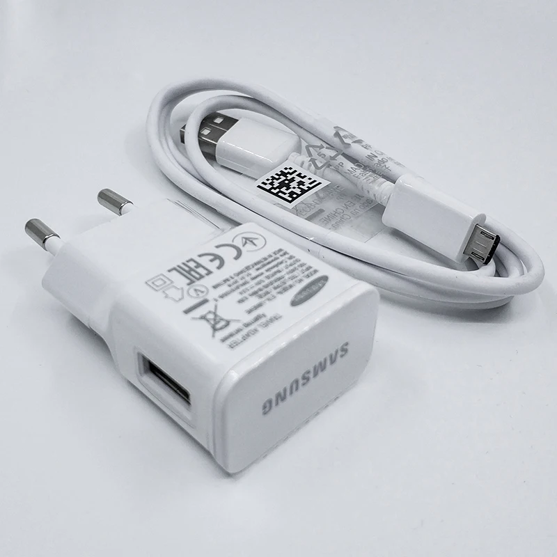 5V2A Зарядное устройство для samsung Зарядное устройство ЕС переходник Micro USB кабель для Galaxy S6 S7 край J1 J3 J5 J7 A3 A5 A7 A8 Примечание 5 4 N/A