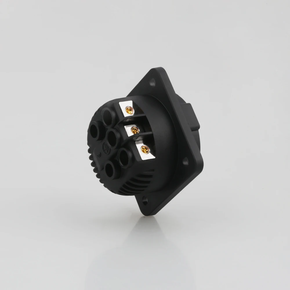 Viborg Ve01r Cobre Puro Schuko Sockets eu Chassis de Poder Tomada Europeia Banhado a Ródio ac 250v 16a Alta Qualidade - Image 4