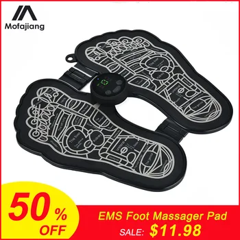 

Electric EMS Foot Massager Pad Foldable Foot Massage Mat Feet Muscle Stimulator Improve Blood Circulation Relieve Pain Care