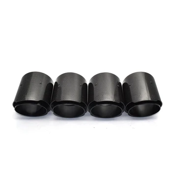

4 Pieces Carbon Fiber Exhaut tips for BMW F87 M2 F80 M3 F82 F83 M4 Direct Fit Universal Fit Exhaust Tip