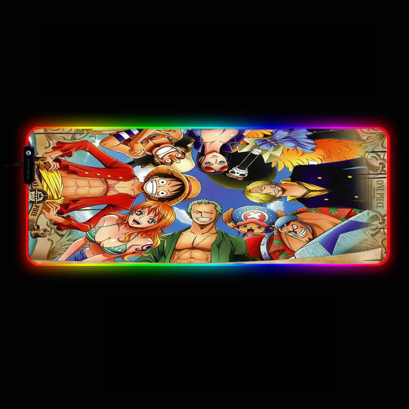 XGZ One Piece LED Gaming RGB Gamer Large Mousepad Lighting USB Keyboard Colorful Desk Pad Mice Mat for PC Laptop Desktop XGZ One Piece LED Gaming RGB Gamer Large Mousepad Lighting USB Keyboard Colorful Desk Pad Mice Mat for PC Laptop Desktop