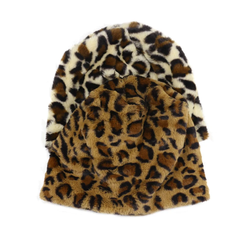 Winfox модный Леопардовый берет фетровые шапки шапка зимняя шапка для женщин gorros Mujer invierno взрослые теплые шапки